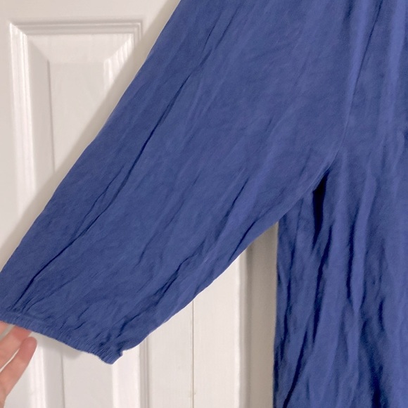 Lauren Ralph Lauren slate blue knit top shirt size 2X - Picture 7 of 12